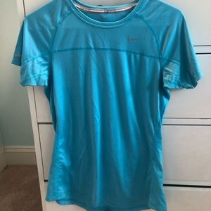 Baby Blue Nike Dri-Fit Short Sleeve